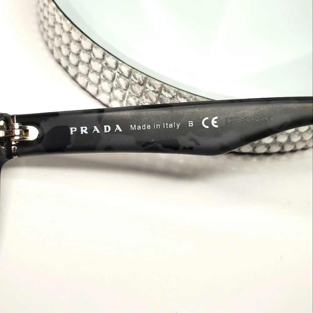 PRADA $490 VPR 16M Spotted Rx Prescription Eyeglasses